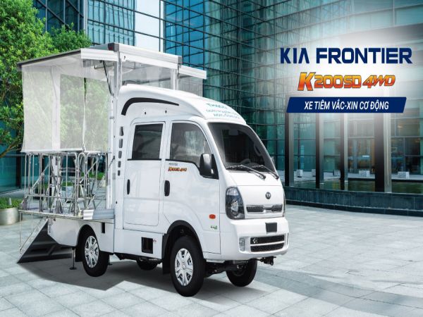 Kia Frontier K200SD-4WD Xe tiêm vac xin cơ động